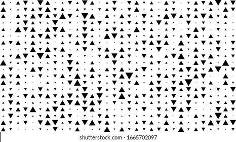 Stock Vector Abstract Geometric Pattern. Large And Small Equilateral Triangle Design Background Element Web Banner And Poster. Illustration Eps 10.