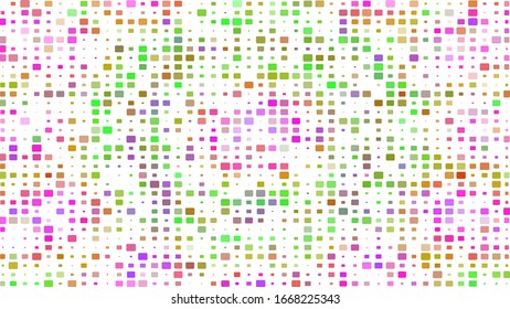 Stock vector abstract geometric pattern. Large and small colorful rounded rectangle design background element web banner and poster. illustration eps 10.