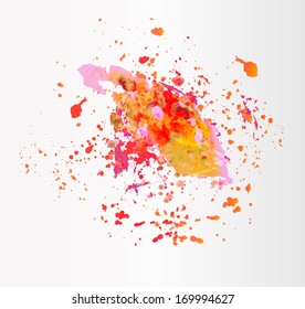 Stock vector abstract paint splash background vector illustration