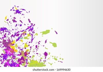 Stock vector abstract paint splash background vector illustration