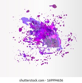 Stock vector abstract paint splash background vector illustration