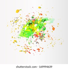Stock vector abstract paint splash background vector illustration
