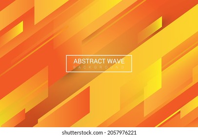 stock vector of Abtract Geometric Diagonal Gradient Orange Background for banner or social media element