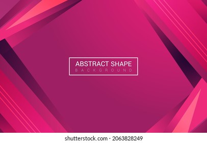 vector de stock del gradiente de abtrar geométrico diagonal magenta púrpura fondo para banner o elemento de medios sociales