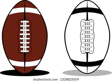 stock vector american football design