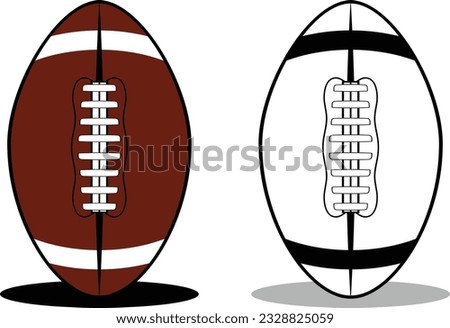 stock vector american football design