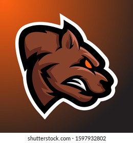 Bear Esport Logo Design Vector Stock Vector (Royalty Free) 1456357190