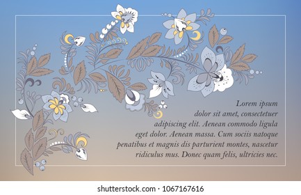 Stock vector art brochure template. layout design. corporate business report. mock up