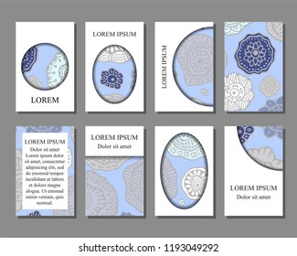 Stock vector art brochure template. layout design. corporate business report. mock up