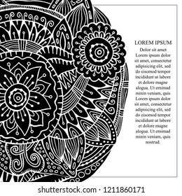 Stock vector art brochure template. layout design. corporate business report. mock up