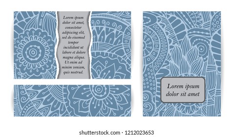 Stock vector art brochure template. layout design. corporate business report. mock up