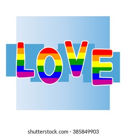Stock vector background with  gay pride design elements for your design