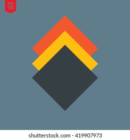 stock vector background material design elements square abstract