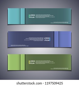 stock vector banner background modern template design