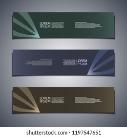 stock vector banner background modern template design