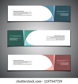 stock vector banner background modern template design