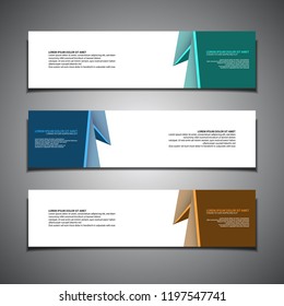 stock vector banner background modern template design