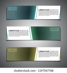 stock vector banner background modern template design