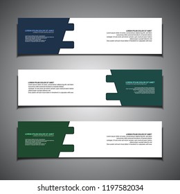 stock vector banner background modern template design