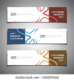 stock vector banner background modern template design