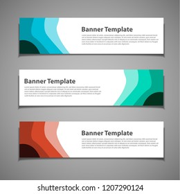 stock vector banner background modern template design web