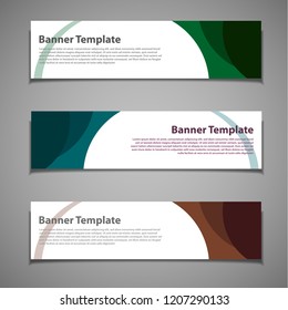 stock vector banner background modern template design web