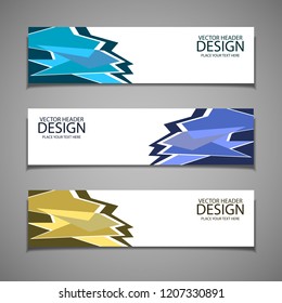 stock vector banner background modern template design web