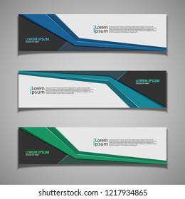 stock vector banner background modern template design web