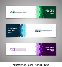 stock vector banner background modern template design web