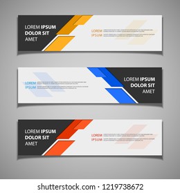 stock vector banner label background modern template design web