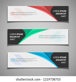 stock vector banner label background modern template design web