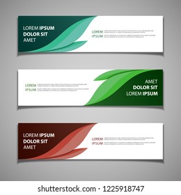 stock vector banner label background modern template design web 
abstract