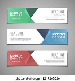 stock vector banner label background modern template design abstract web