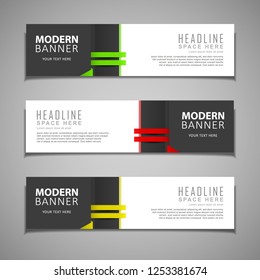 stock vector banner label background modern template design abstract web