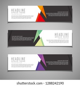 stock vector banner label background modern template design abstract web illustration