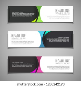 stock vector banner label background modern template design abstract web illustration