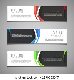 stock vector banner label background modern template design abstract web illustration