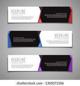 stock vector banner label background modern template design abstract web illustration