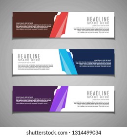 stock vector banner label background modern template design abstract web illustration