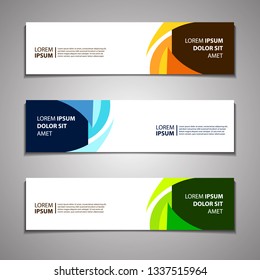 stock vector banner label background modern template design abstract web illustration