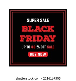 Stock Vector - Black Friday Sale banner vector image.Black Friday sale black tag, Vector design template. Sale stickers. Black Friday labels and badges.