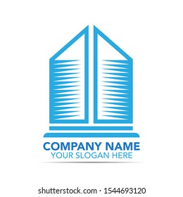 stock vector building logo design. architecture icons, sign, and symbols. house and construction. vector illustration element