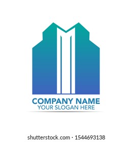 stock vector building logo design. architecture icons, sign, and symbols. house and construction. vector illustration element