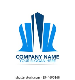 stock vector building logo design. architecture icons, sign, and symbols. house and construction. vector illustration element