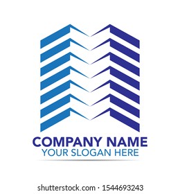 stock vector building logo design. architecture icons, sign, and symbols. house and construction. vector illustration element