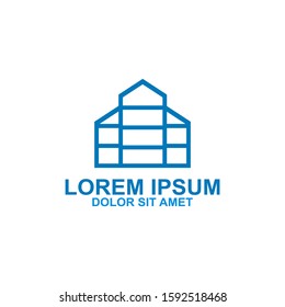 stock vector building logo design. architecture icons, sign, and symbols. house and construction. vector illustration element