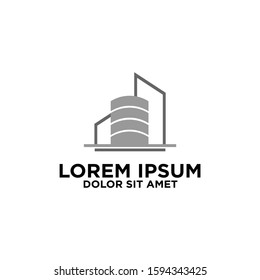 stock vector building logo design. architecture icons  sign  and symbols. house and construction. vector illustration element