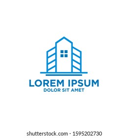 stock vector building logo design. architecture icons, sign, and symbols. house and construction. vector illustration element