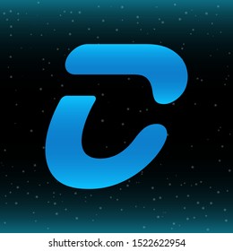 stock vector C technology italic bold letter, futuristic abstract logo icon design template for business corporate. minimalistic concept logo design.