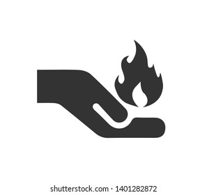 stock vector campfire icon. simple illustration fire isolated energy